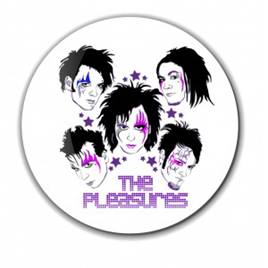 The Pleasures COMIC Button